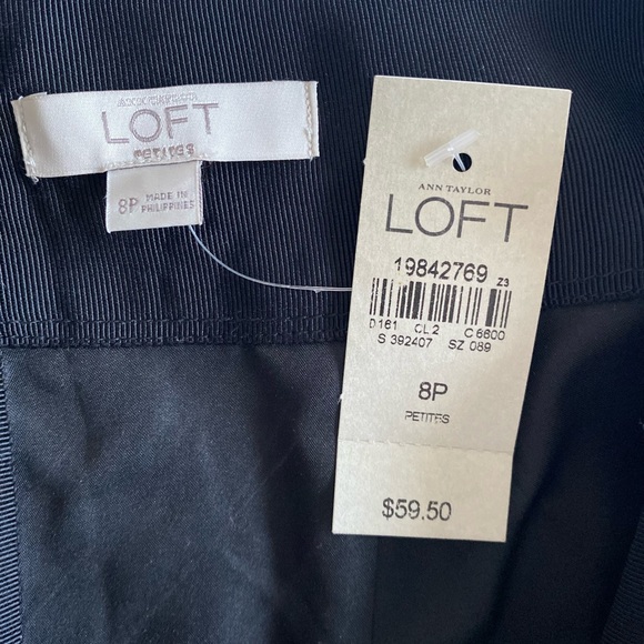 LOFT Black Textured Mini Skirt - Picture 3 of 5